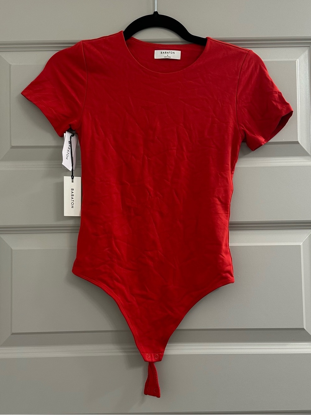Babaton Aritzia  Contour Red Bodysuit